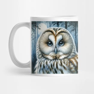 Colorful Owl - Watercolor Bird Mug